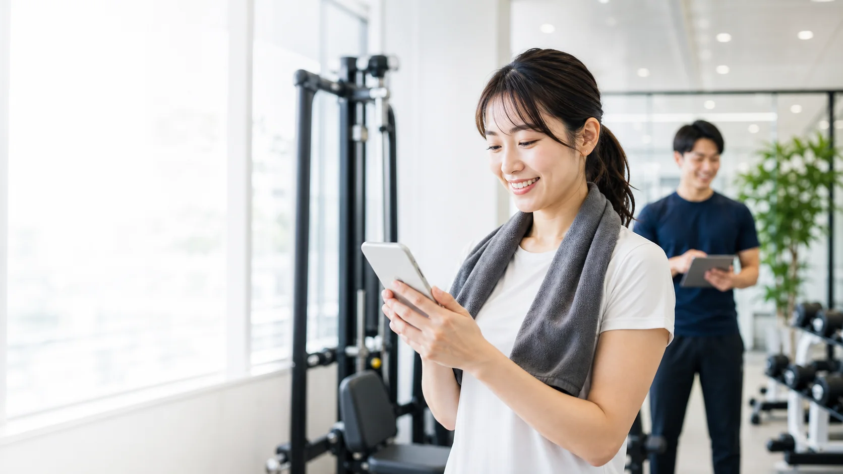 来館と運動継続を、ポイントで後押し。